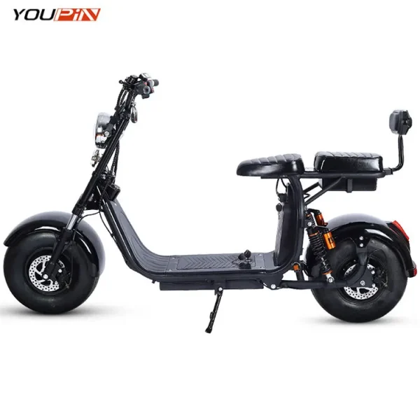 Motor electric scooter 60V 1500W 2000W removable double battery fat tire electric scooter with storage box