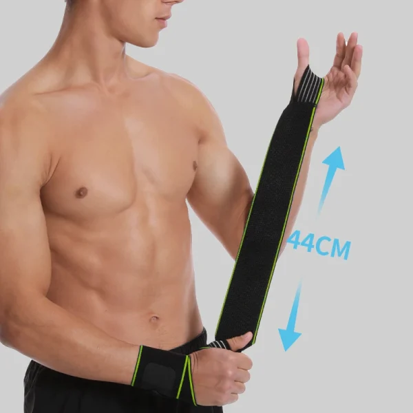 Wholesale wrist wraps No Slip Elastic workout weightlifting gym wrist support wraps with Loop