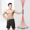 Elastic Rod Stretch Training Gym Equipment Fitness Muscle Training Elastic Smart Fitness Band Bar