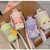 Cartoon stainless steel Thermos mug cute outdoor cup with straw