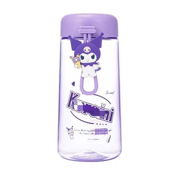 Cartoon plastic summer anime kids gifts portable 350ml water cup