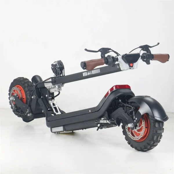 US EU Ready To Ship Removable Battery Foldable 2400W Dual Motor Electric Scooter For Adult Riding