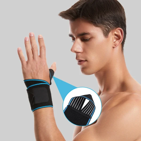 Wholesale wrist wraps No Slip Elastic workout weightlifting gym wrist support wraps with Loop