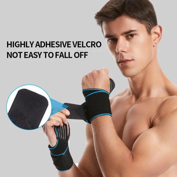 Wholesale wrist wraps No Slip Elastic workout weightlifting gym wrist support wraps with Loop