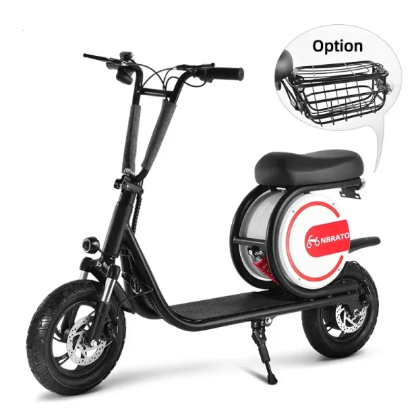 European stock Mini C2 12inch 36V 10ah 350W Foldable Front and rear Disc Brake citycoco electric scooter