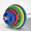 Directly export accessories commercial three hole color gym weight plates