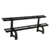 Professional factory direct sale commercial Gym equipment body building Linear vertical dumbbell rack