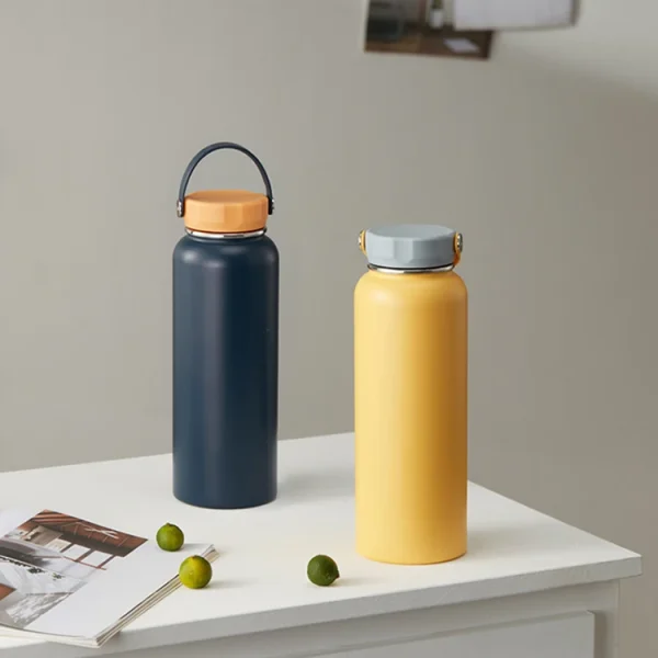 Thermos Double Wall 1000ml  304 Stainless Steel Insulate Vaccum Flask Water Bottle