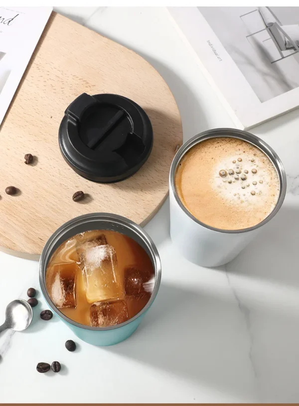 Hd71f82d751d242cfb1c89bc18939e5cde.webp Custom water bottle double wall Insulated stainless steel travel coffee camper mug with press lid tumblers