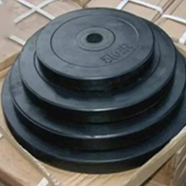 Directly export accessories commercial three hole color gym weight plates
