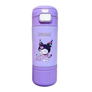 Thermos cup beautiful summer sports water bottle cartoon large capacity drinking cup stainless steel vacuum insulated