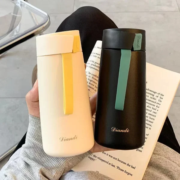He4822a04d5034c7194830e0783d8ce9b1.webp Custom 350ml mini portable thermos cup stainless steel double wall vacuum insulated thermal water bottle
