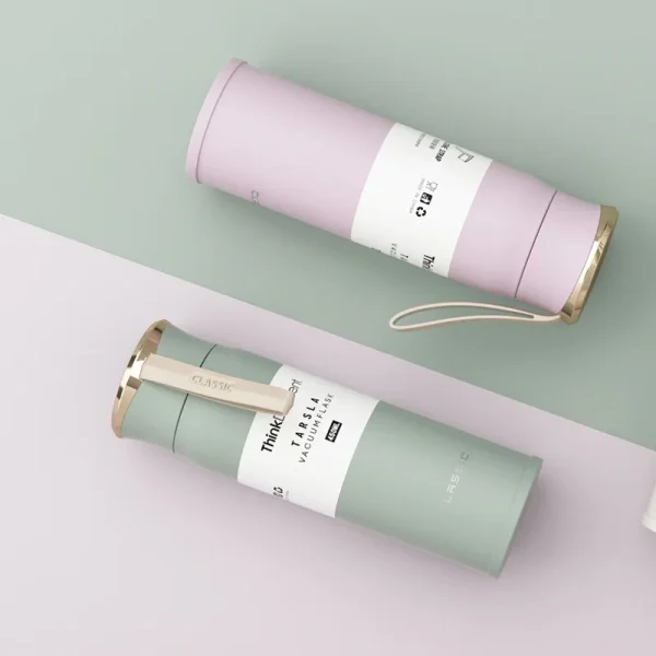 He796493b78a84a6aa1858b53f4779f4ef.webp 450mL 304 Stainless Steel Lid Office Coffee Termos Vacuum Flasks Thermos Insulated Hot Water Bottle With Handle