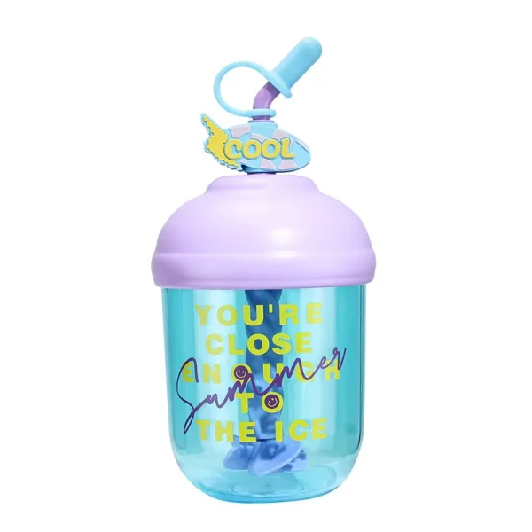 Heac3f361d0104ceaba78c16e05256a7fv.webp Cute 600ml girls leakproof drinking cup bpa free reusable sports kids plastic water bottle with straw