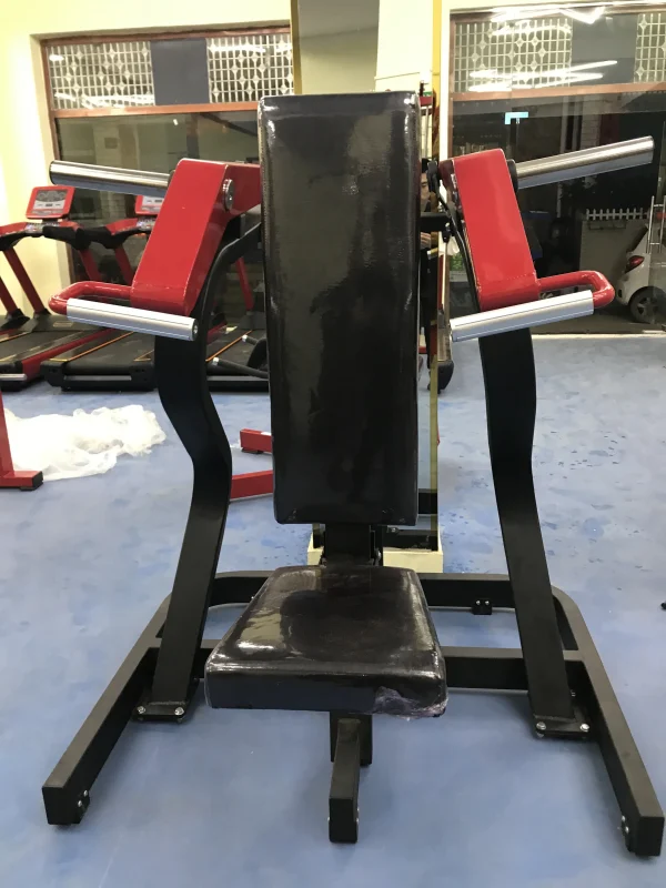 Fitness plate loaded gym fitness equipment seated bench shoulder press machine