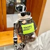800ml kids cartoon plastic cute children outdoors happy bear with glasses school water bottles