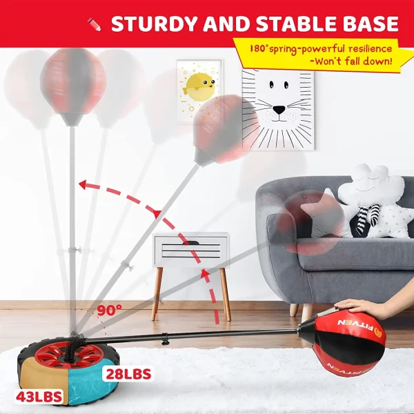 Adjustable Punching Speed Bag For Kids With Boxing Kids Boxing Set