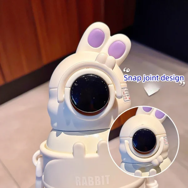 Rabbit Kids Bottle Water led display temperature Smart Water Bottle For Kids Insulated