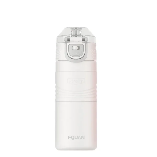 Double Drinking Mouth Thermal Insulated Bottle Large Capacity Portable Stainless Steel Cup with Straw