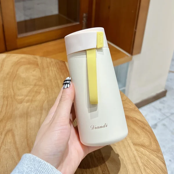 Hf49a9e97341b4b45b58405cefa8f312aI.webp Custom 350ml mini portable thermos cup stainless steel double wall vacuum insulated thermal water bottle