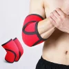Adjustable heavy duty workout sport badminton tennis training safety nylon breathable arm elbow brace sleeve with sponge pads