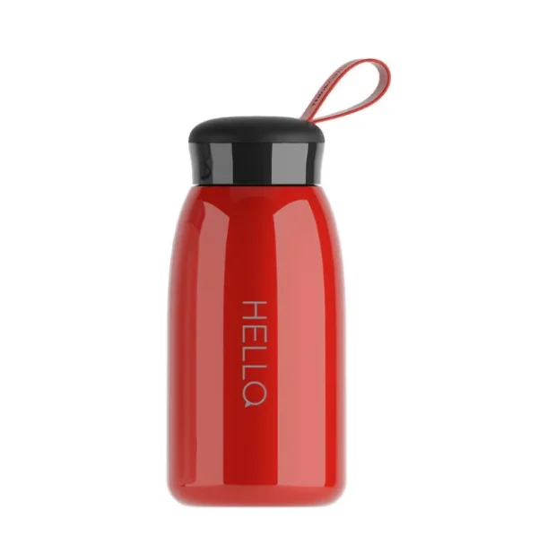 Custom cute warm copper gym sports hot thermal insulated stainless steel water bottle for kids school